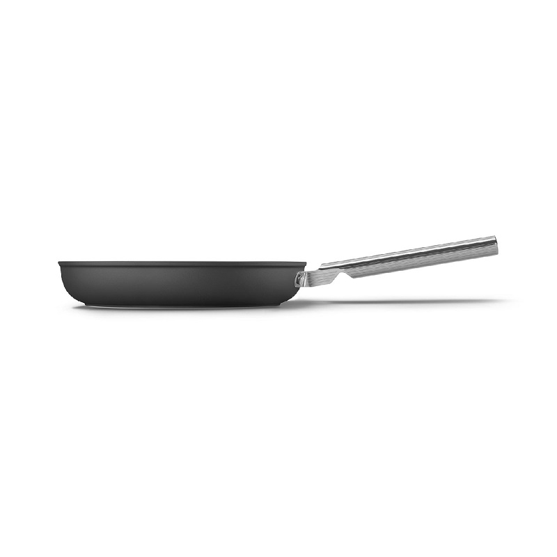 SMEG CKFF2801BLM Kitchenware, Cookware, Frypan 28cm,50's Style (Black)