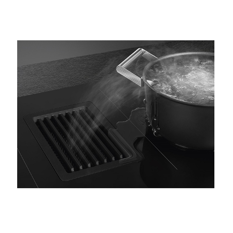 SMEG HOBD482D Induction hob with integrated hood, 80 cm, Universale Aesthetic (Black)